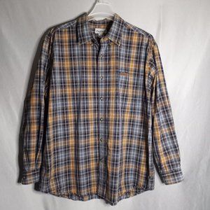 Carhartt Men's Long Sleeve Multicolor Plaid Thick Work Outdoor Shirt Size XL